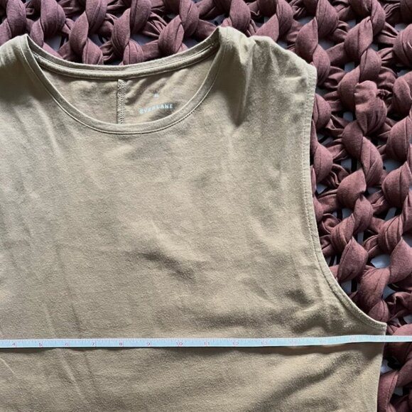 EUC Everlane Supima Form Tank - Tiger's Eye - Size XL - Picture 7 of 9